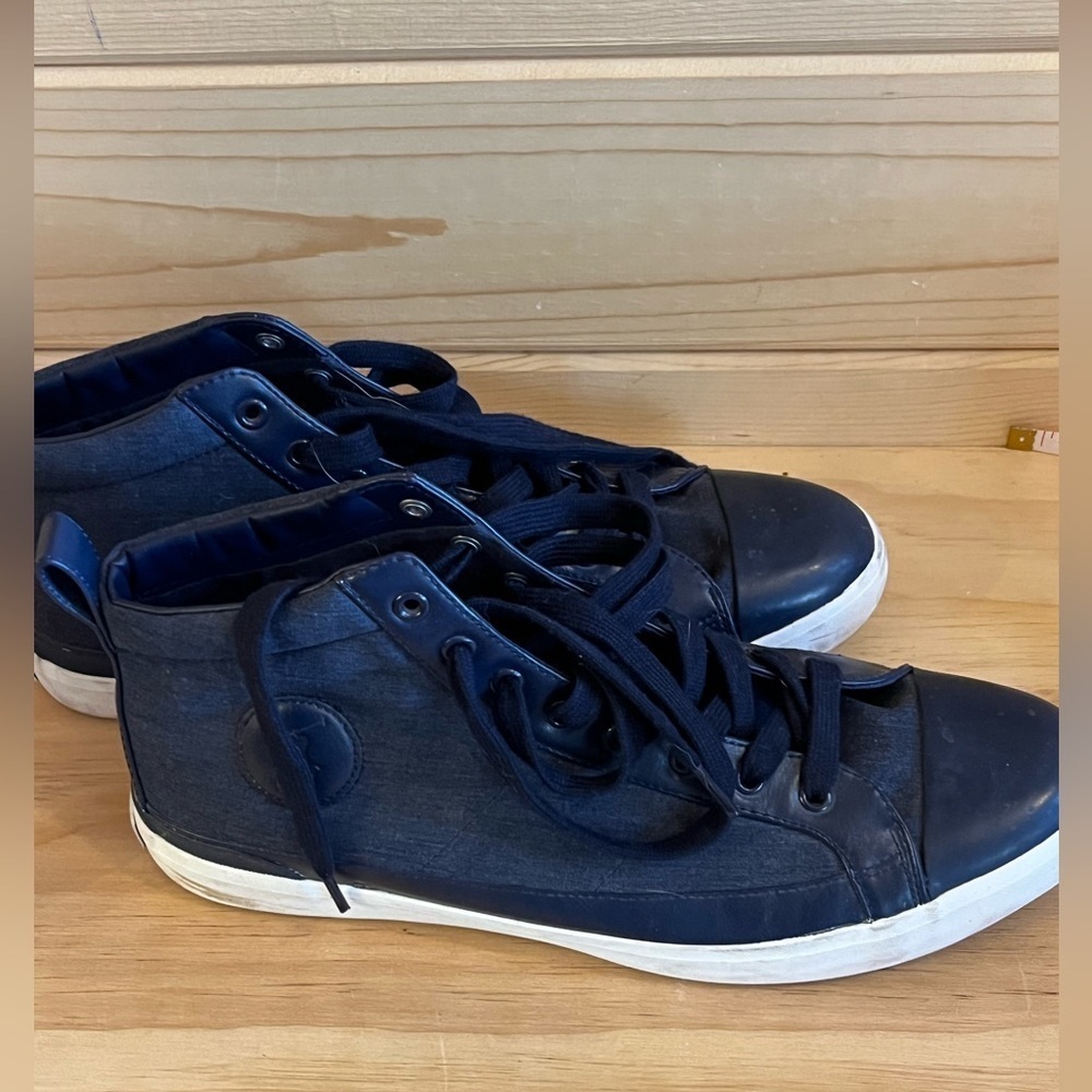Polo Ralph Lauren Men's Clarke Fashion Hi Top  Sneaker 12 D Blue